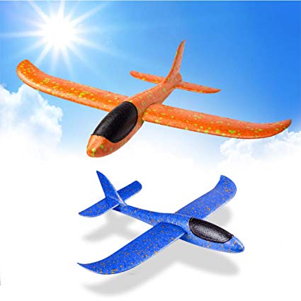 Foam Airplanes Model For 4-14 Years Old Boys,Outdooor Game Hand Throw Launch Glider Plane Kids Toys Gifts