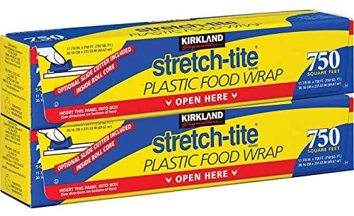 Kirkland Signature Expect More Stretch-Tite Food Wrap 11 7/8" x 758 ft, 2 count