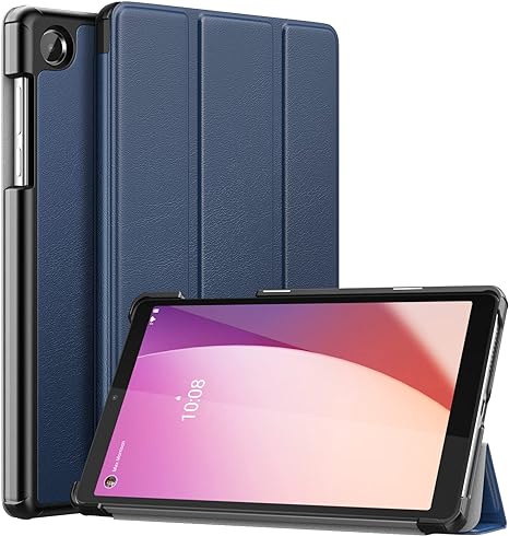 MoKo Case for 8" Lenovo Tab M8 Gen 4 (2022 Released) Tablet ONLY, Slim Lightweight Smart Shell Stand Cover Case for Lenovo Tab M8 (4th Gen) 8-Inch Tablet, Dark Blue