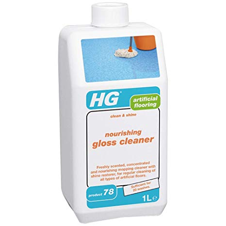 HG Nourishing Gloss Cleaner 1L – is a Fresh-Scented Vinyl Cleaner which nourishes and Shines All Artificial Flooring