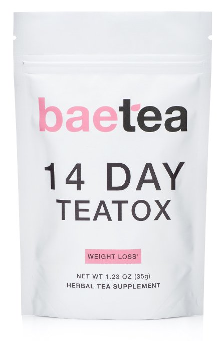 Baetea Weight Loss Tea Detox Body Cleanse Reduce Bloating and Appetite Suppressant 14 Day Teatox with Potent Traditional Organic Herbs Ultimate Way to Calm and Cleanse Your Body