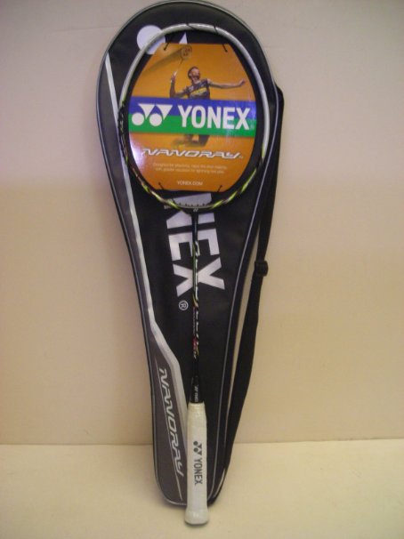 Yonex Nanoray 70 DX Black/ Lime Strung Badminon Racquet