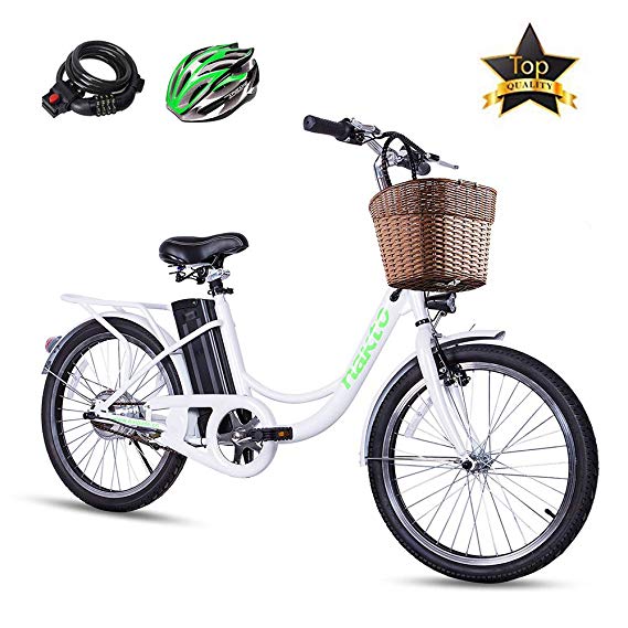 BRIGHT GG ebike with Removable 36V 10AH/48V 12AH Lithium Battery, Lock and Charger(22"/26")
