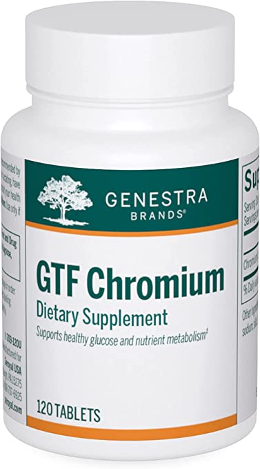Genestra Brands GTF Chromium | Support for Healthy Metabolism | 120 Tablets