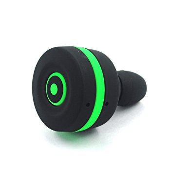 Vcall® Smallest Wireless Stereo Music Bluetooth 3.0 Headset Hands-free Earphone Headphone or iPhone 6 6 plus 5s 5c 4s 4,iPad 2 3 4 New iPad, iPod, Android, Samsung Galaxy, Smart Phones Bluetooth Devices (Green)