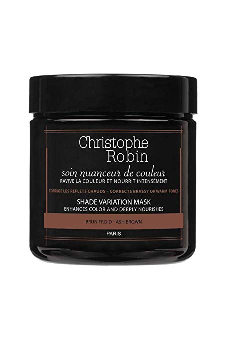 Nutritive Mask with Temporary Coloring in Ash Brown 250 ml by Christophe Robin