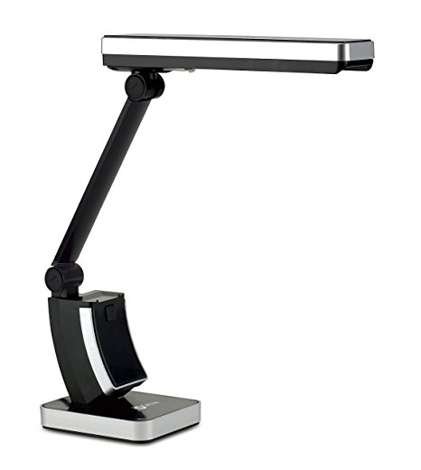 OttLite 383G53 13 watt HD SlimLine Task Lamp, Black Finish