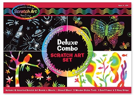 Melissa & Doug Deluxe Combo Scratch Art Set