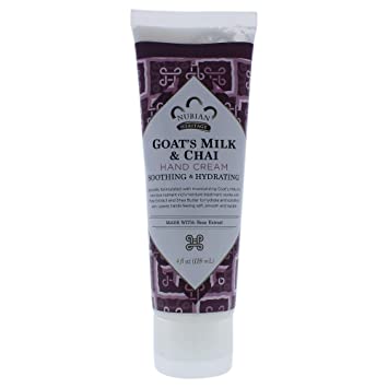 Nubian Heritage Hand Cream, Goat Milk and Chai, 4 Ounce