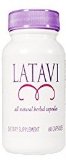 Latavi Breast Enlarging Capsules-2 Cup Sizes-Doctor Recommended-Larger Fuller Breasts-Better Sex-More Confidence-60 Capsules -Over 1000000 Sold-Guaranteed-Buy 2 GET 1 FREE