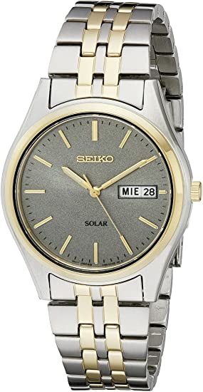 Seiko Men's Two-Tone Stainless Steel Solar Watch