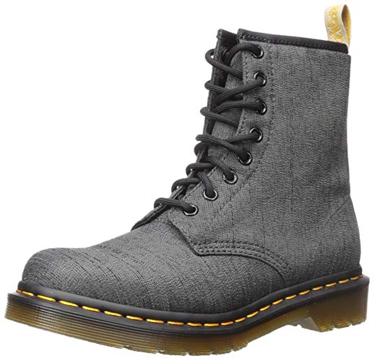 Dr. Martens Women's Vegan Castel Gunmetal Fashion Boot