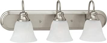 Sea Gull Lighting 44941EN3-962 Windgate Three - Light Wall / Bath Vanity Style Fixture, Brushed Nickel