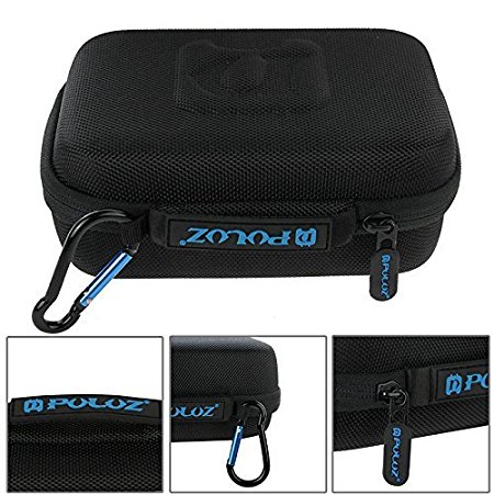 PULUZ Waterproof Carrying and Travel Case for GoPro HERO5 /4 Session /4 /3  /3 /2 /1, Puluz U6000 and Accessories, Small Size: 16cm x 12cm x 7cm