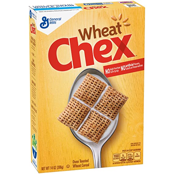 General Mills Cereal, Wheat Chex, 14 Oz
