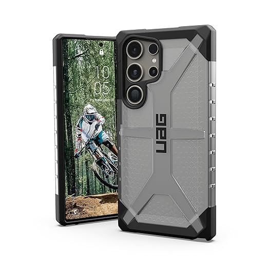 Urban Armor Gear UAG Galaxy S24 Ultra Case, Plasma Rugged Featherlight Shockproof Protective Case/Cover Designed for Galaxy S24 Ultra 5G (6.8-inch) 2024 - Ice