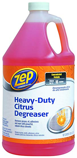 Zep Commercial 1046806 Citrus Cleaner and Degreaser, Citrus Scent, 1 gal Capacity Bottle