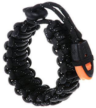 The Friendly Swede Extra Beefy Paracord Survival Bracelet with Whistle - Adjustable Size Fits 7”-9” (18-23 cm) Wrists