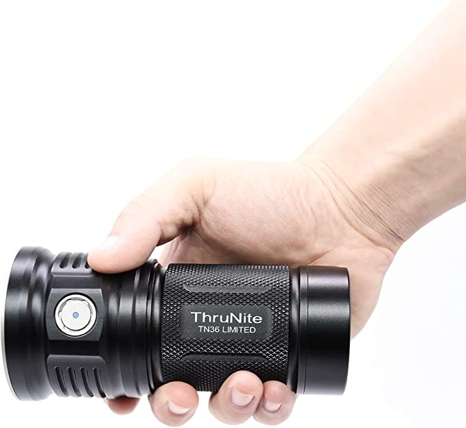 ThruNite TN36 Limited Version High 11000 Lumens CREE XHP 70B LED Powerful Floody Flashlight, Super Bright with ThruNite Batteries Included, Black Neutral White(NW)