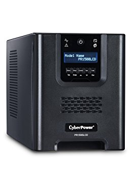 CyberPower PR1500LCDN Smart App Sinewave UPS System, 1500VA/1050W, 8 Outlets, AVR, Mini-Tower with Network Card