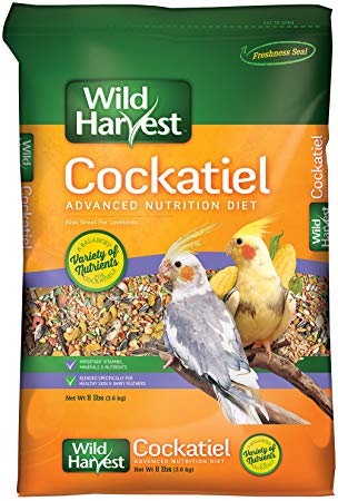 Wild Harvest Cockatiel Advanced Nutrition Diet, 8 Pound