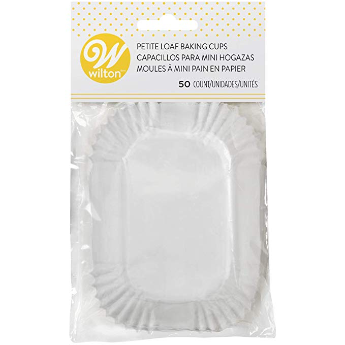 Wilton Petite Loaf Baking Cups, White (415-450)