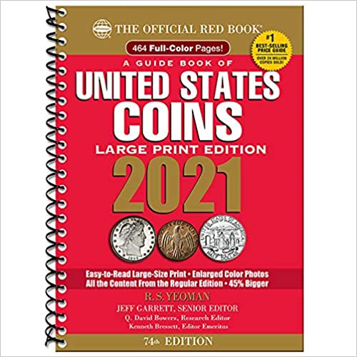 Guide Book of United States Coins 2021 Large Print