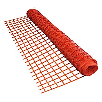 ALEKO SF9045OR4X100 Multi Purpose Safety Fence Barrier Mesh Netting Guard for Construction Events Garden 4 x 100 Feet Orange