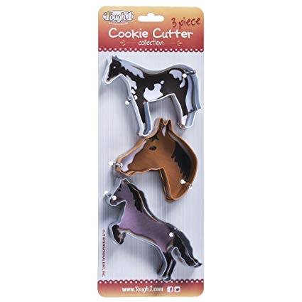 Jt International Distributors 3 Piece Horse Cookie Cutter Collection