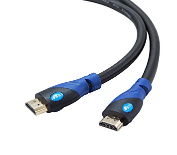 HDMI Cable 12 ft/3.66m)BUSUQ 26AWG With Ethernet, CL3-1.3V-1.4V-2.0V 4K 3D