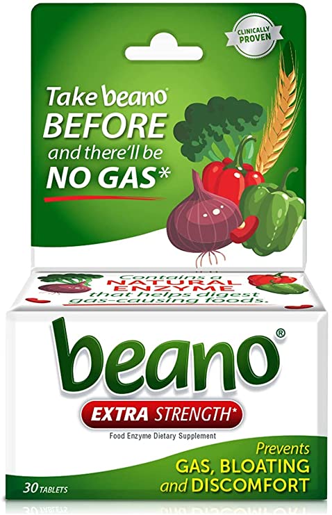 Beano Gas Relief Tablets (30 Count (Pack of 1))