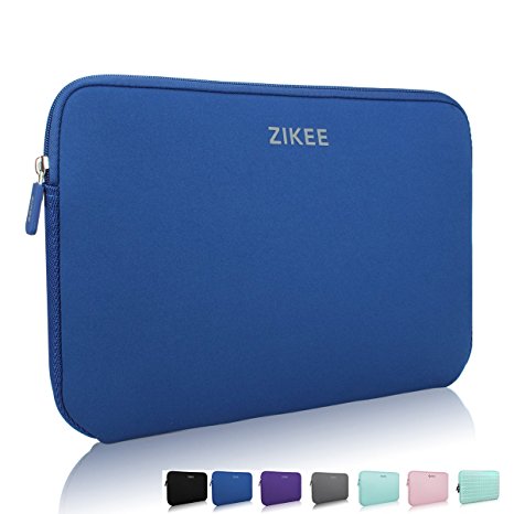 17-17.3 Inch (Black, Green, Grey, Blue, Purple, Chevron, Pink) Laptop Sleeve, Zikee Water Resistant Thickest Protective Slim Laptop Case