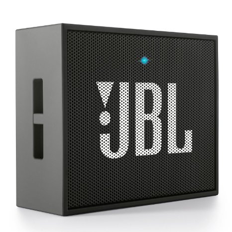 JBL Go Ultra Portable Rechargeable Bluetooth Speaker with Aux-In Compatible - Black
