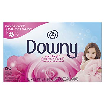 Downy April Fresh Fabric Softener Dryer Sheets, 120 count