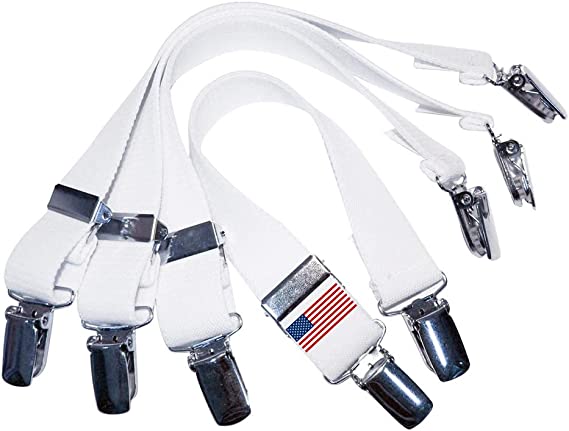 Original New & Improved Sheet Suspenders® Brand Mini's. Celebrating 30 yrs. with a lifetime warranty!