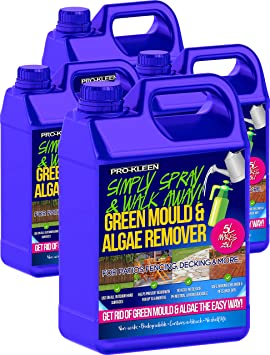 Pro-Kleen Patio Cleaner Simply Spray & Walk Away Concentrate Green Mould and Algae Killer Remover 20 Litres