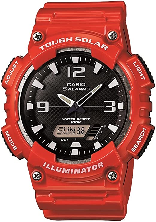 Casio Men's AQS810WC-4AV Casio Tough Solar Power Analog Watch