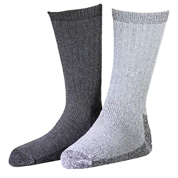 Woolrich Men's Ultimate Merino Wool Extreme Cold Socks 2pk Size Large