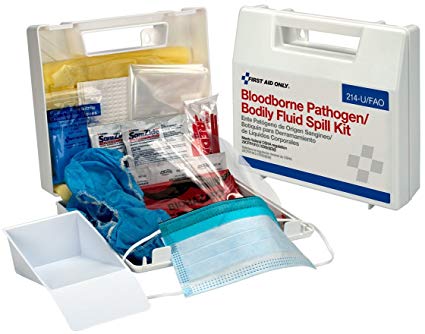 Pac-Kit by First Aid Only Bloodborne Pathogen Bodily Spill Kit, 24 Piece Kit