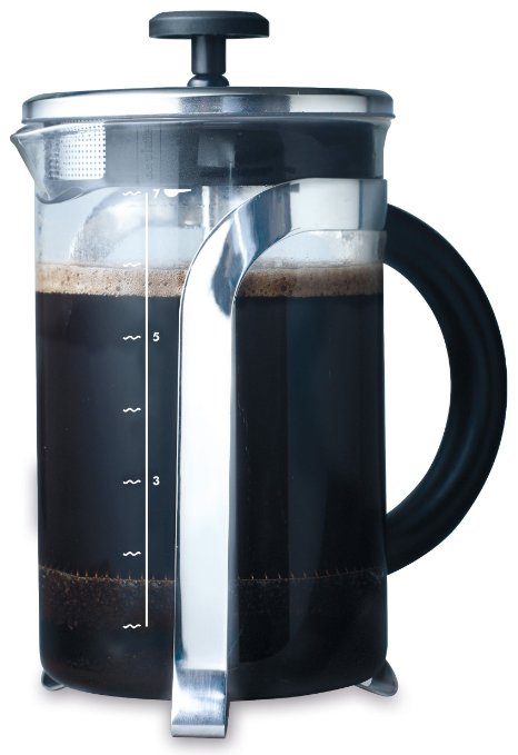 Aerolatte 7-Cup French Press Glass Coffee Maker, 28-Ounce