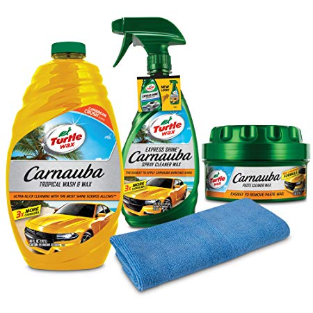 Turtle Wax 50825 Complete Carnauba Wash & Wax Kit, 78. Fluid_Ounces