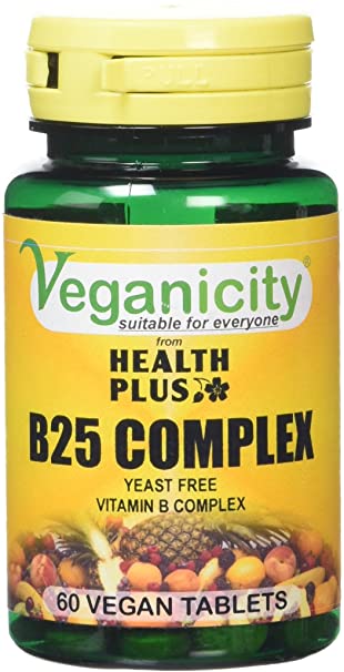Veganicity B25 Complex Energy and General Well Being Supplement 60 Tablets