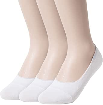 Womens Anti-Slip No Show Socks, Low Cut Liner Socks