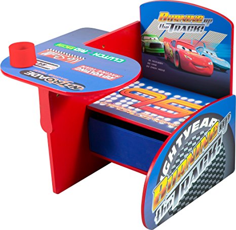 Disney Cars Chair Desk with Pull out under the Seat Storage Bin (Discontinued by manufacturer)