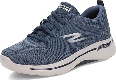 Skechers Men's Gowalk Arch Fit-Athletic Workout Walking Shoe with Air Cooled Foam Sneaker, Navy 2, 12 X-Wide