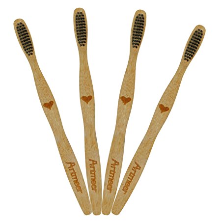 Bamboo Toothbrush Environment-friendly Toothbrush Soft Charcoal Bristles