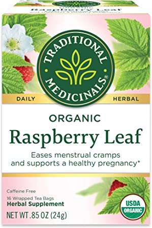 Traditional Medicinals Organic Raspberry Leaf Herbal Tea - 16 Tea Bags