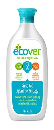 Ecover Natural Plant-based Rinse Aid for Dishwashers, 16 ounce