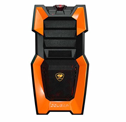 Cougar ATX/mATX Gamer Tower Case, Orange CHALLENGER-O