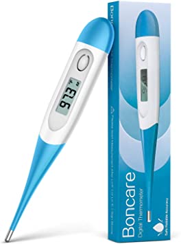 Digital Oral Thermometer for Fever - Rectal and Underarm Thermometer for Baby Kids and Adults with 10s Fast Reading